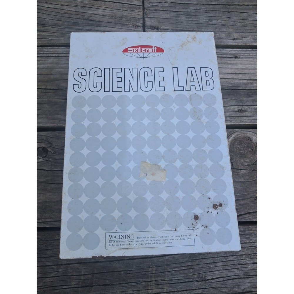 VINTAGE 1960 SKILCRAFT WORLD OF CHEMISTRY SCIENCE LAB SET Complete A3